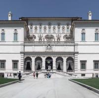 Fassade des Casino Borghese Rom