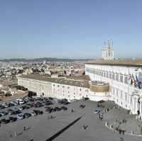 Der Quirinalshügel Ausblick vom Quirinalsplatz